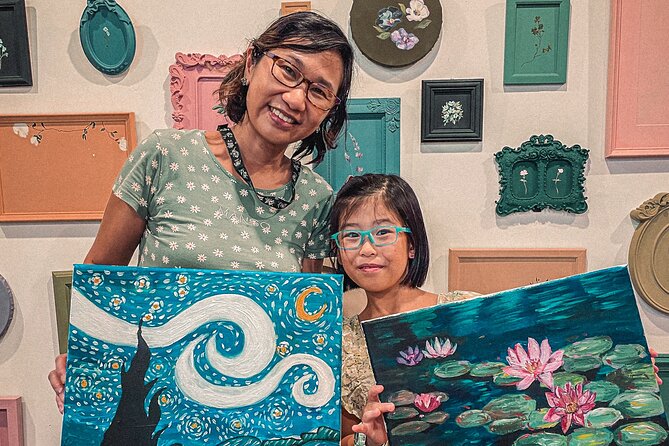 2 Hour Art Jamming Session in Singapore - Choosing What to Paint, With or Without Guidance