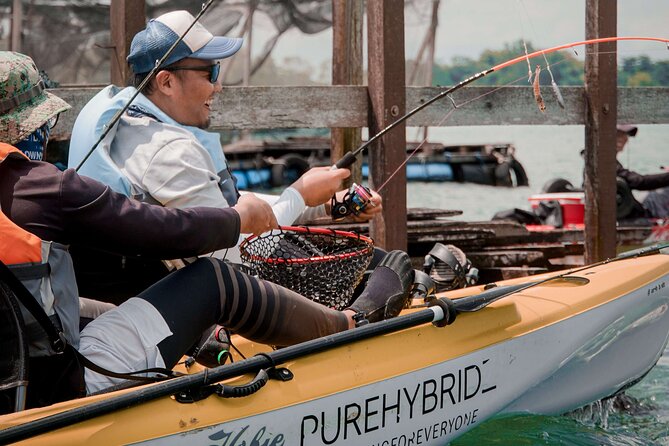 Kayak Fishing Tour in Singapore, Pasir Ris and Pulau Ubin Kelongs - Photos, guide support, and small-group coaching