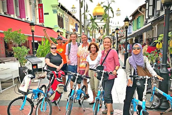 Lion City Bike Tour of Singapore - Marina Bay photo moments, Colonial District context, and Merlion Park