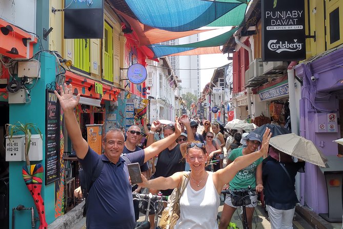 Lion City Bike Tour of Singapore - Lau Pa Sat hawker energy, Chinatown, and how you keep your stamina up