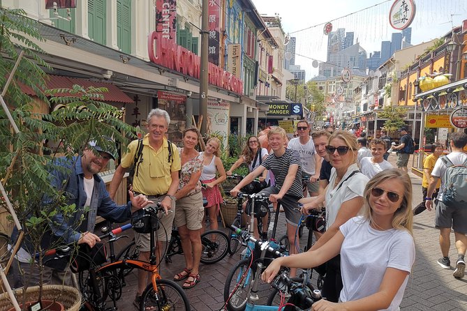 Lion City Bike Tour of Singapore - National Museum area ride, then Little India and snack breaks