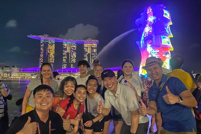 Magical Marina Bay Night Walking Tour - Two Hours, Four Night Stops: How the Tour Flows