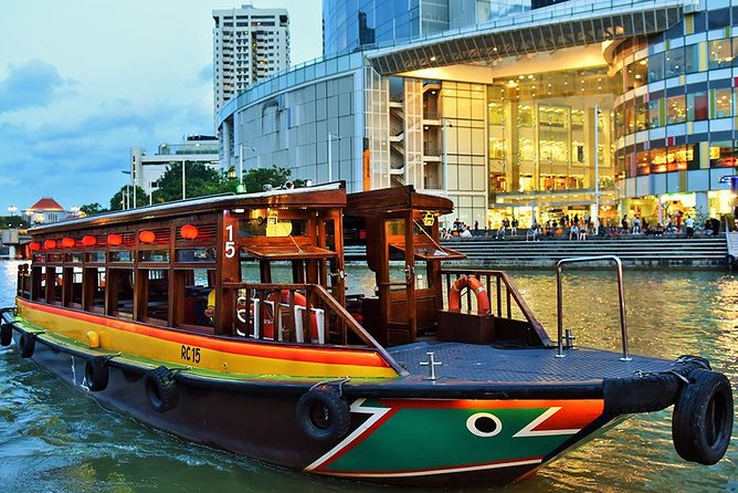 Private Singapore Night Tour with Gardens by the Bay&River Cruise - Clarke Quay bum boat ride: the river view you can’t fake
