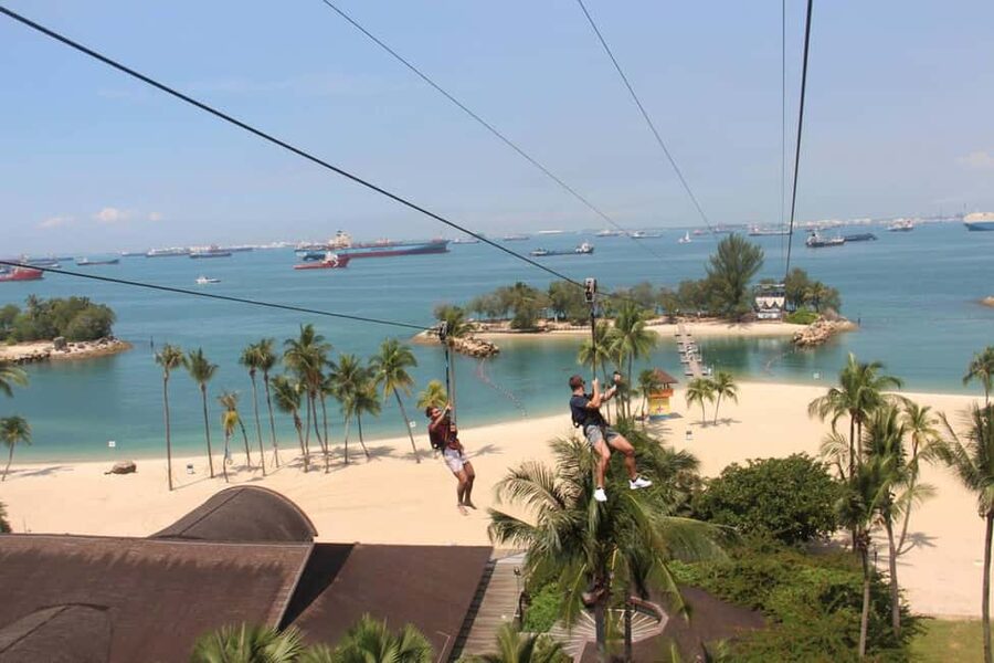 Sentosa Island: Ticket to Mega Adventure Park - MegaBounce: bungee-assisted trampoline flips up to 8 meters