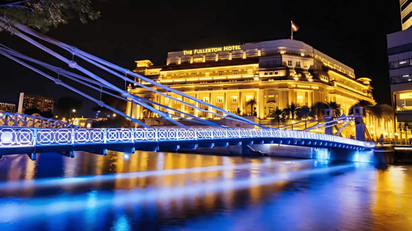 Signature Night Tour: Walk Through Marina with Food Tastings - Entering Telok Ayer at night, with a smart 3-hour plan