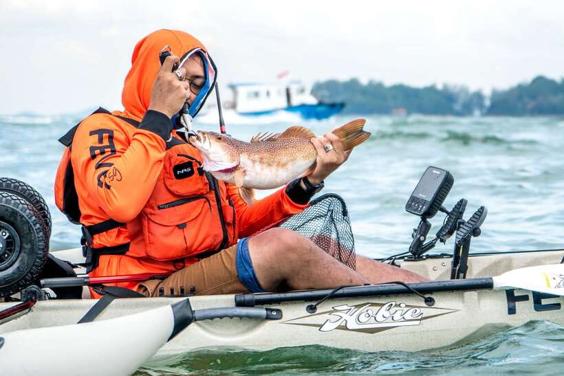 Singapore: 4-hour Kayak Fishing Experience - Species you can target, plus the Singapore coastline you actually see