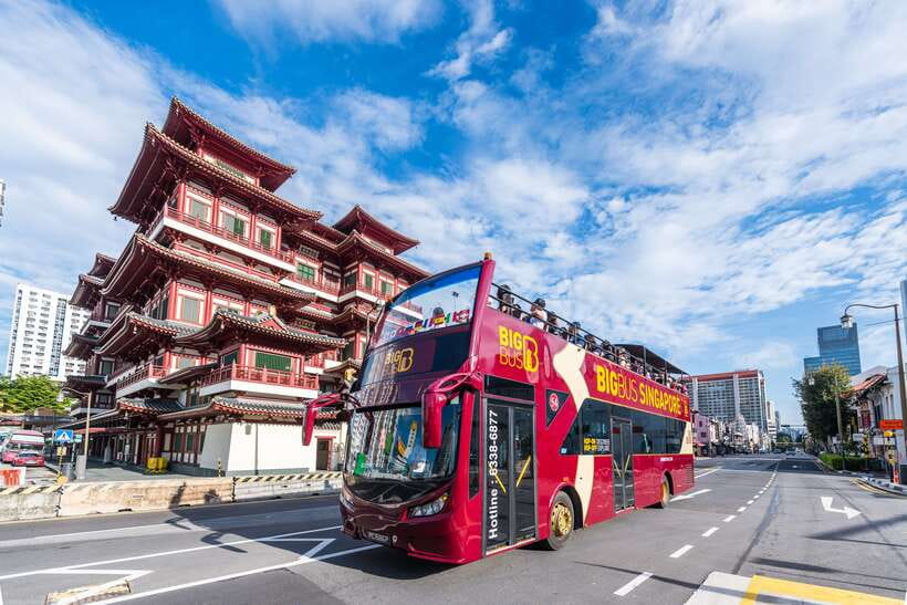 Singapore: Big Bus Hop-On Hop-Off Tour by Open-Top Bus - Red Route Heritage Tour: Chinatown, Little India, and Kampong Glam