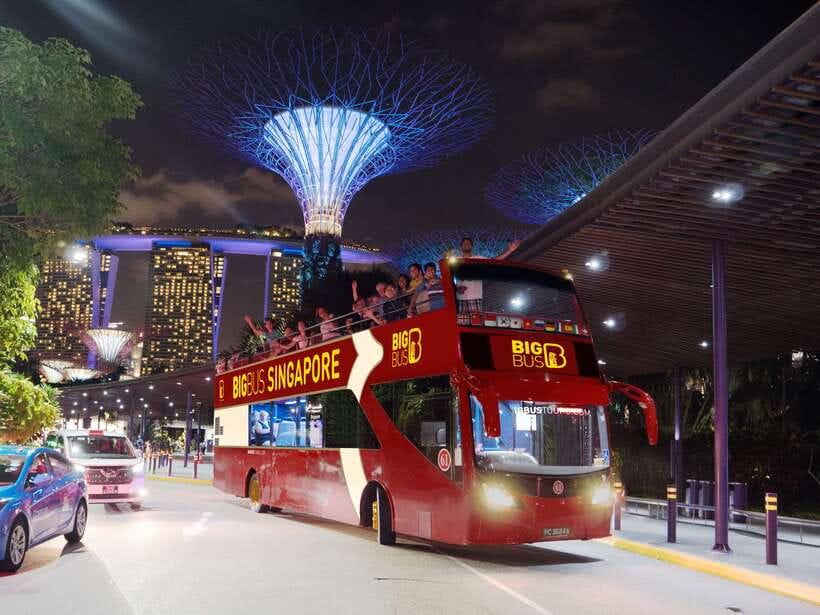 Singapore: Big Bus Hop-On Hop-Off Tour by Open-Top Bus - Yellow Route City Tour: UNESCO Botanic Gardens to Marina Bay Sands