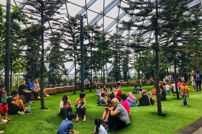 Singapore Changi Jewel Highlights Walking Tour - Stop 1, Jewel Changi Airport: the dome and waterfall story in context