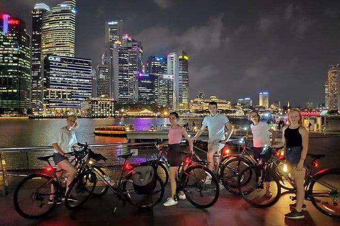 Singapore Cycling Tour - Rail Corridor, Civic District, & Food! - Elgin Bridge to Raffles Landing Site: first footsteps of a port city