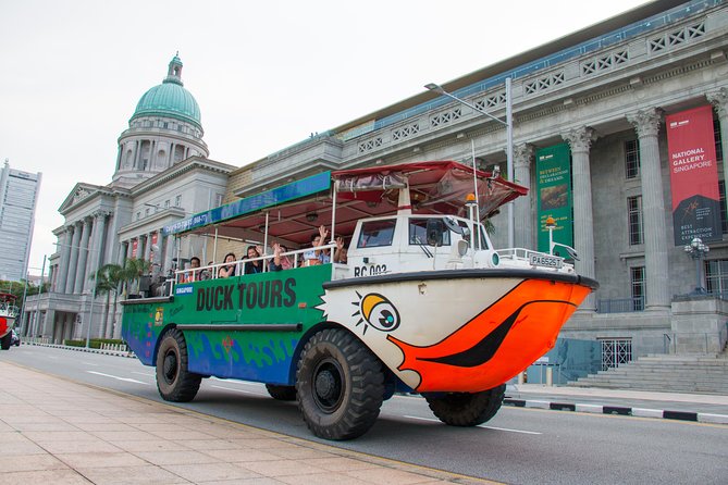 Singapore Duck Tour - Getting started at Suntec City, BIG BUS & DUCK Tourist Hub check-in and timing