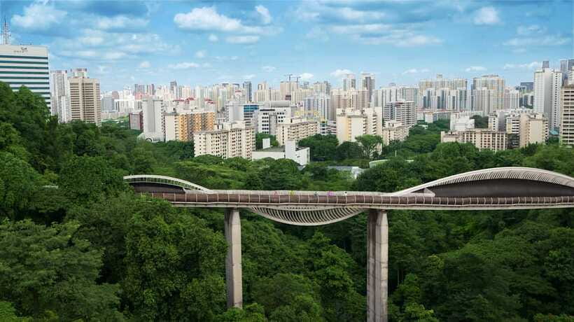 Singapore: Faber Peak Guided Walking Tour with Breakfast - Faber Peak guided time: the payoff at the top