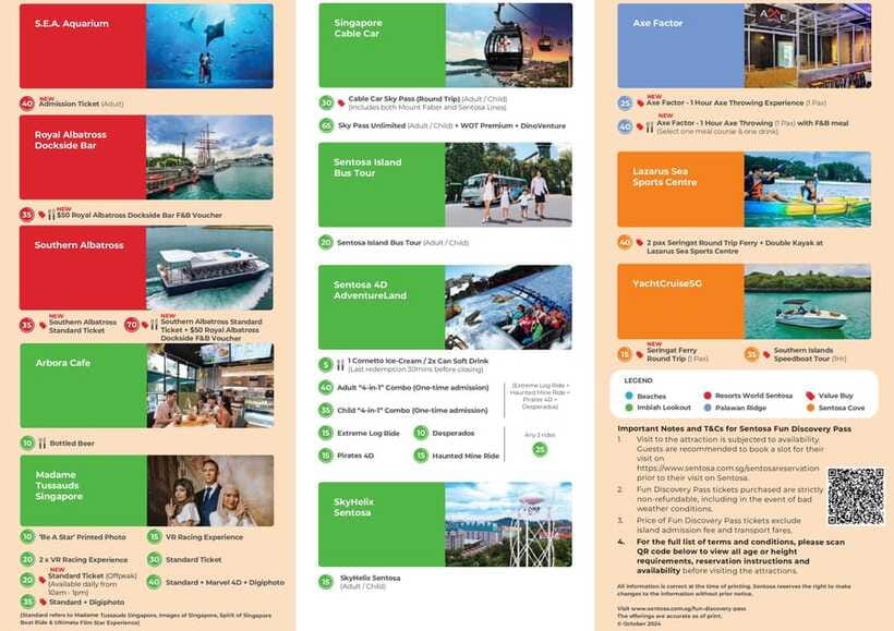 Singapore: Fun Discovery Pass Sentosa - Accessibility and comfort basics for planning