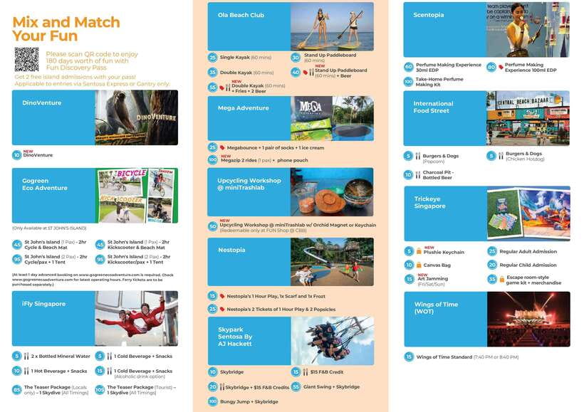 Singapore: Fun Discovery Pass Sentosa - Choosing the right token option (so you do not overbuy or underbuy)