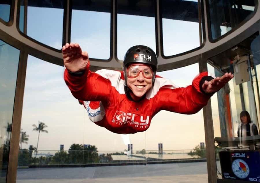 Singapore: I-Fly Indoor E-Ticket for 2 Skydives - Small groups help instructors help you