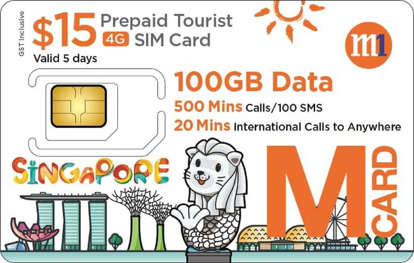 Singapore: M1 Tourist SIM Simcard - Price and what you truly get for it