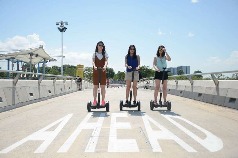 Singapore: Marina Bay Mini Segway Tour - Getting Started at Kallang Wave Mall, and Learning the Mini Segay Way