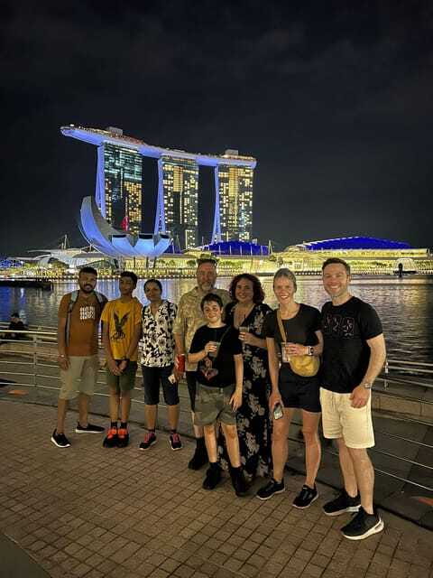 Singapore: Marina Bay Nighttime Walking Tour - Marina Bay Sands: iconic views without the chaos
