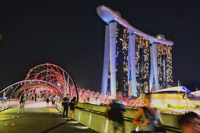 Singapore Night Tour with a Local: Private & 100% Personalized - Marina Bay skyline views and the harbor promenade glow