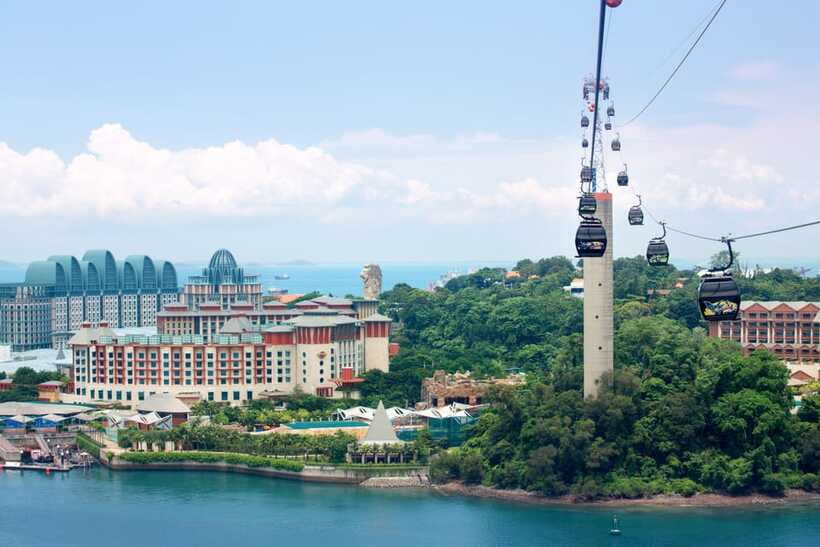 Singapore: Sentosa Cable Car Sky Pass - Sentosa Cable Car Museum and the LEGO cabin moment