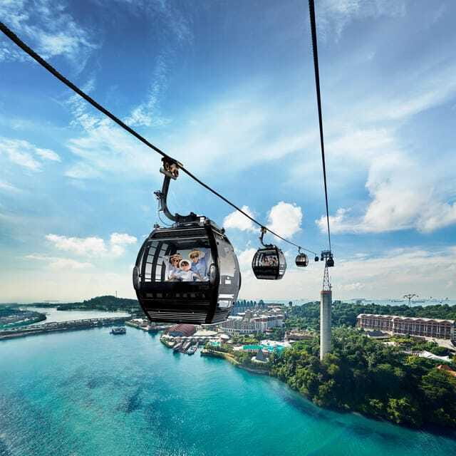 Singapore: Sentosa Cable Car Sky Pass Ticket - Riding over Resorts World Sentosa and Adventure Cove for dolphins