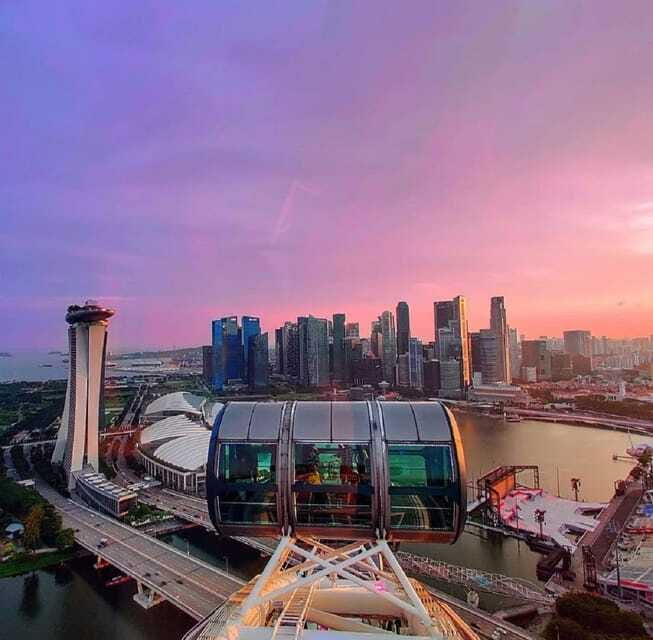 Singapore: Singapore Flyer Entry Ticket - Flyer Lounge and Sky View Pavilion: Your Buffer Zone
