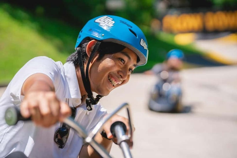 Singapore: Skyline Luge Sentosa Entry Ticket - Night Luge: illuminated tracks under the stars