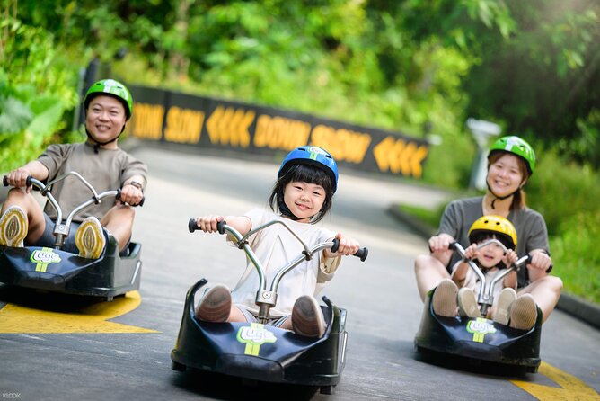 Skyline Luge and Sky Ride Singapore - How the Gravity Luge Works (So You Can Choose Your Speed)