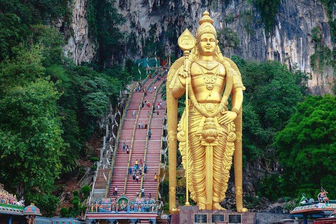 Your Private Kuala Lumpur Day: 16hr Hightlights Tour from Sg - Batu Caves: photos, Lord Murugan, and the monkey factor